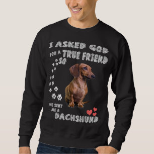 Sweatshirt Dachshund Dit Maman Wiener Papa Weenie Lover Sausa