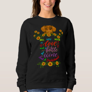 Sweatshirt Dachshund Funny Animal Wiener Dog Tout Ce Dont Vou
