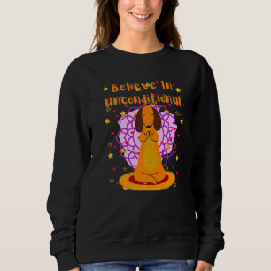 Sweatshirt Dachshund Funny Wiener Chien Yoga Entraînement san