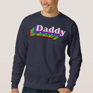Sweatshirt Daddy Gay Daddy Bear Retro LGBT Rainbow LGBTQ