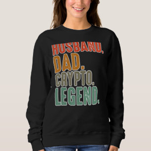 Sweatshirt Daddy Nft Crypto Bitcoin Trading Minière Pères D