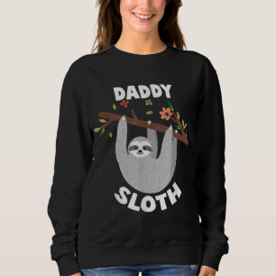 Sweatshirt Daddy Sloth Matching Family Pour Les Femmes Menwom