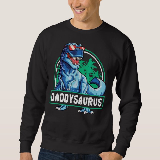 Sweatshirt Daddysaurus Fête des pères Rex Dinosaur Daddysauru (Devant)