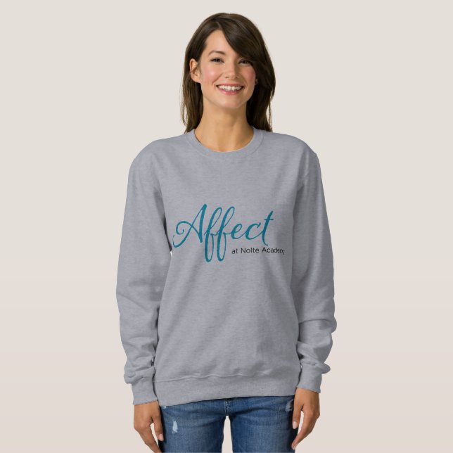 Sweatshirt d'adulte d'affect (Devant entier)