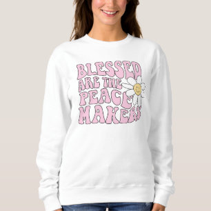 Sweatshirt Daisy et les artisans de la paix Slogan