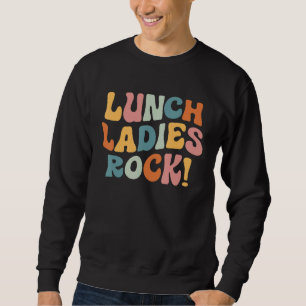 Sweatshirt Dames du déjeuner Rock Équipe rétro des dames du
