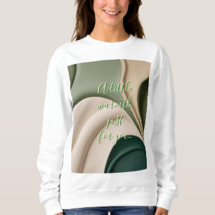 Sweatshirt dans graphique abstrait élégant