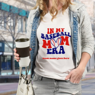 SWEATSHIRT DANS MON BASEBALL MOM ERA RETRO NOM VINTAGE DE L'É