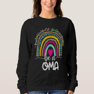Sweatshirt Dans Un Monde Plein De Granmas Soyez Un oma Rainbo
