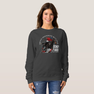 Sweatshirt Danse avec Cheval (mode foncé)   Femme