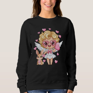 Sweatshirt Danse de Cupidon et Lapin