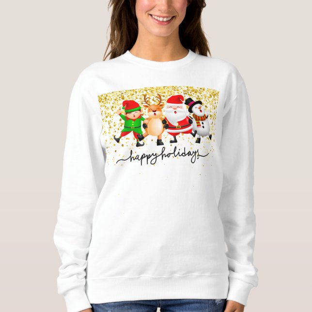 Sweatshirt Danse de Noël (Devant)