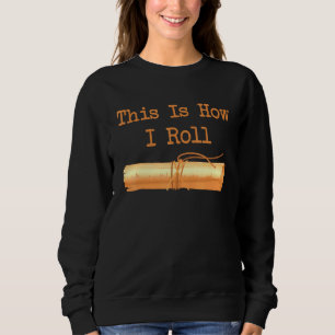 Sweatshirt Dark Academia Esthétique C'Est Comme Ça Que Je Rou