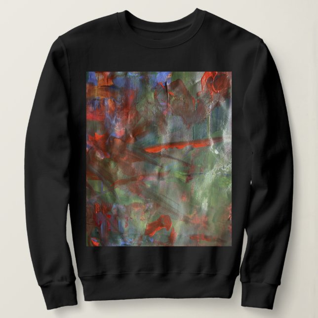 Sweatshirt d'art abstrait (Design devant)