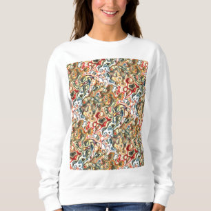 Sweatshirt d'art abstrait