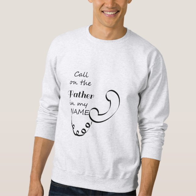 Sweatshirt d'art chrétien (Devant)