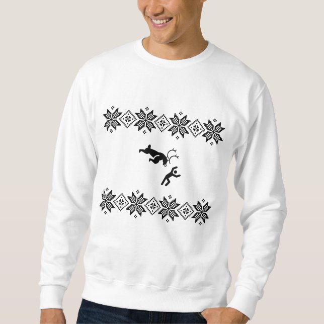 Sweatshirt d'attaque de rennes (Devant)