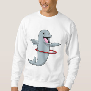 Sweatshirt Dauphin à Endurance entraînement avec pneus Fitnes