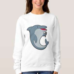 Sweatshirt Dauphin à Singer avec Microphone