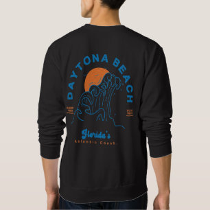SWEATSHIRT DAYTONA BEACH FLORIDA VACANCES D'ÉTÉ VAGUES