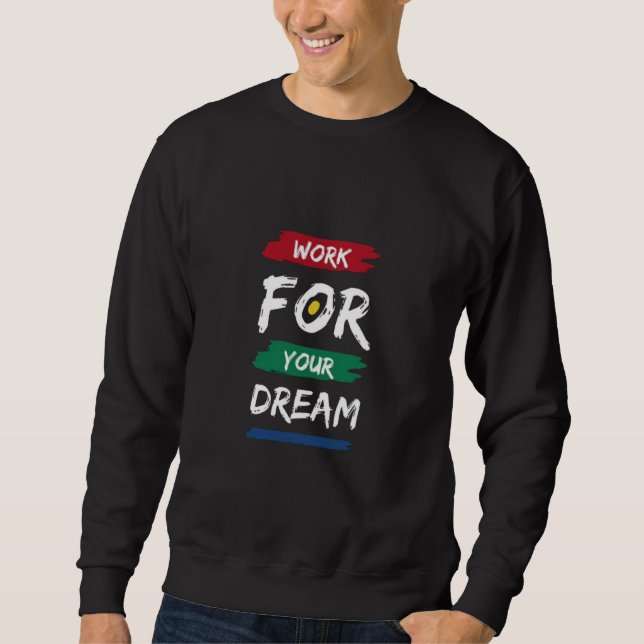 Sweatshirt de base masculin - Design créatif (Devant)