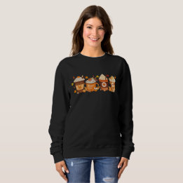 Sweatshirt de café d'automne