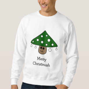 Sweatshirt de champignon d'arbre de Noël