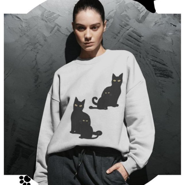 sweatshirt de chat noir (Créateur téléchargé)
