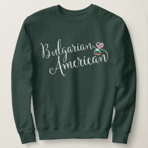 Sweatshirt de Coeurs Entwinted Bulgare Américain