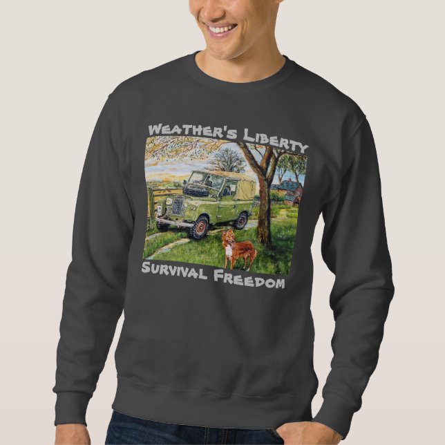 Sweatshirt de conception de "FERME" (Devant)