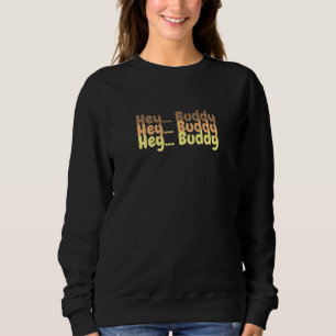Sweatshirt de couleur noire design cool décontract
