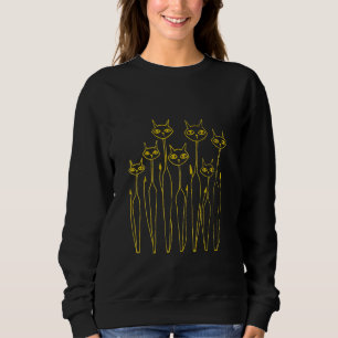 Sweatshirt de Doodle (à main noire)