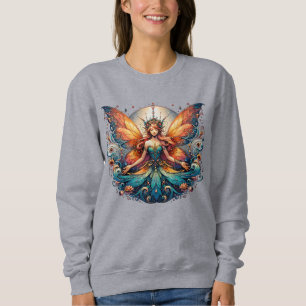 Sweatshirt de fées, Jumper magique à cou de crème