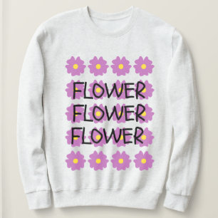 Sweatshirt de fleurs