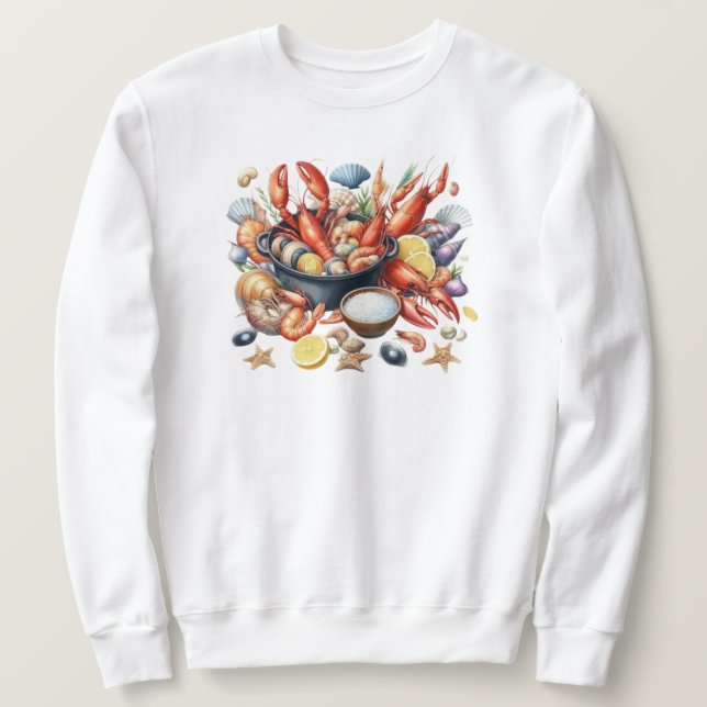 Sweatshirt de fruits de mer (Design devant)