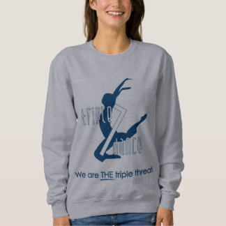 Sweatshirt de gris du triple 7