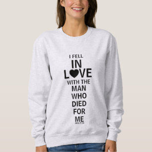Sweatshirt de Jésus sur les vêtements chrétiens