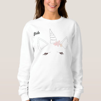 Sweatshirt de jeune mariée