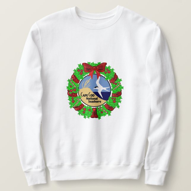 Sweatshirt de la côte nationale du Cap Cod (Design devant)