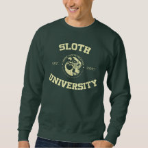 Sweatshirt de la Sloth University - Forest Green