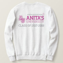 Sweatshirt de logo de l'université d'Anita