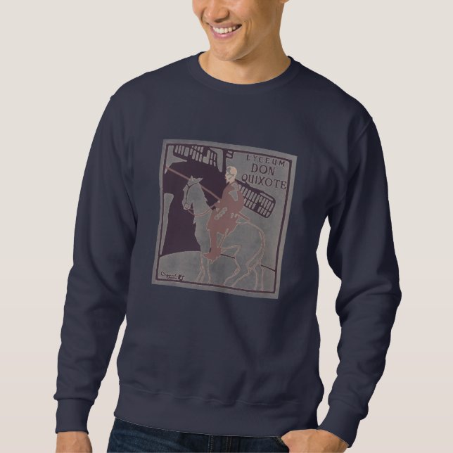 Sweatshirt de marine d'inv de Don Q de salle de (Devant)