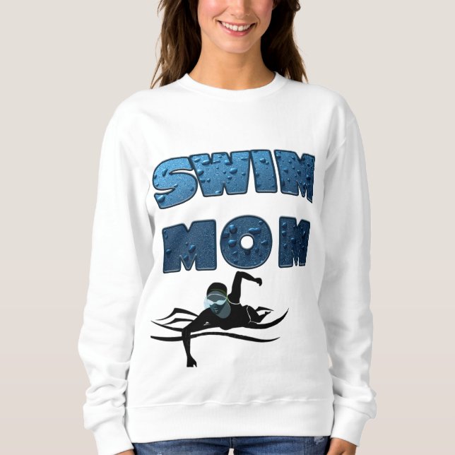 Sweatshirt de natation maman (Devant)