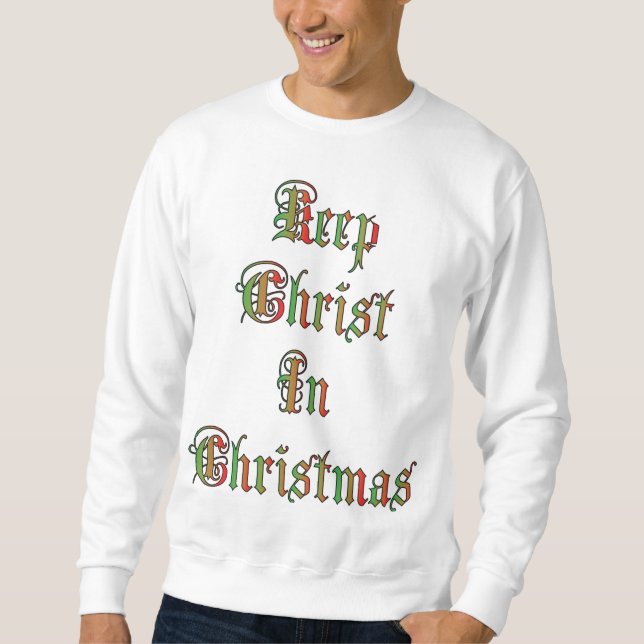 Sweatshirt de Noël (Devant)