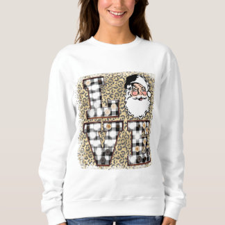 Sweatshirt de Noël ! Buffalo Plaid Empreinte de l