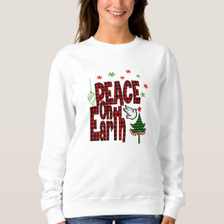 Sweatshirt de Noël de Buffalo rouge et vert