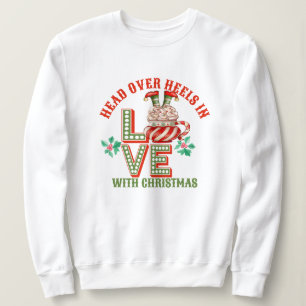 Sweatshirt de Noël des elfes - Tête sur les talons