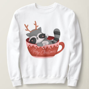 Sweatshirt de Noël Racoon
