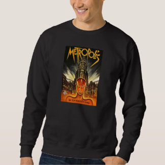 Sweatshirt de noir d'affiche de film de métropole