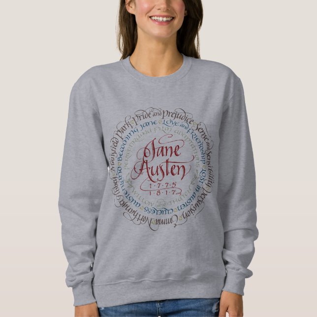 Sweatshirt de raglan de drame de période de Jane (Devant)